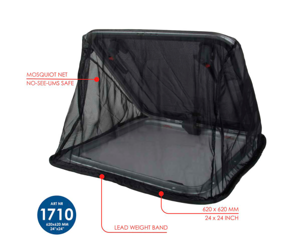 Mosquito net Throw over for hatches – regular 1710