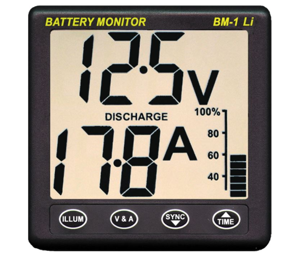Nasa Monitor de Baterías Clipper BM-1 Litio (LiFePO4)