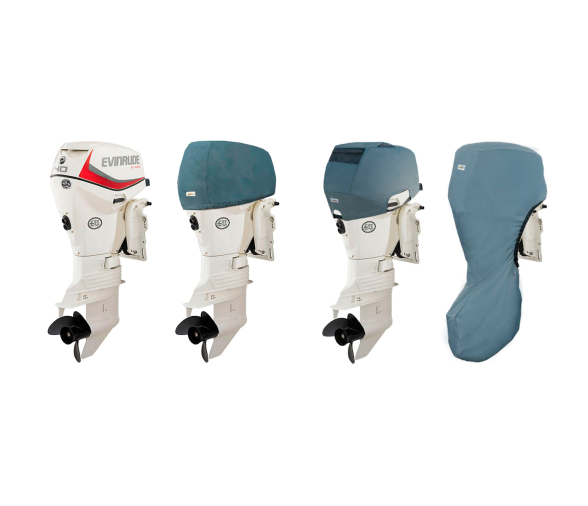 Ocean South Funda Gris/Azul Motores Evinrude 2 Cilindros E-Tec