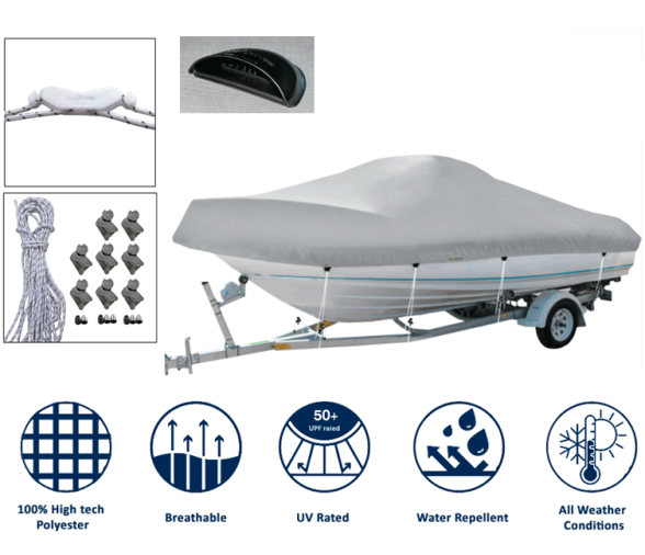Ocean South Funda para Barco con Cubierta Abierta