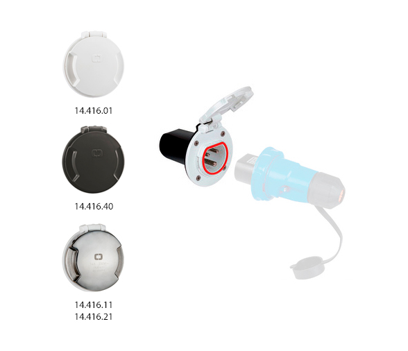 Osculati Base Enchufe Cruiser 16A - 230 V