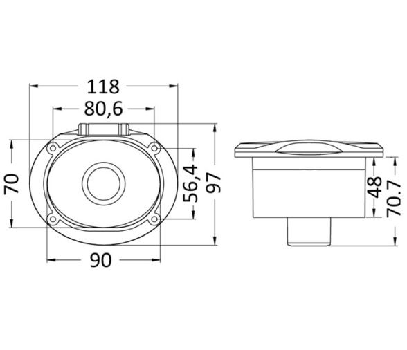 Osculati Caja Elissa INOX y Ducha Keji