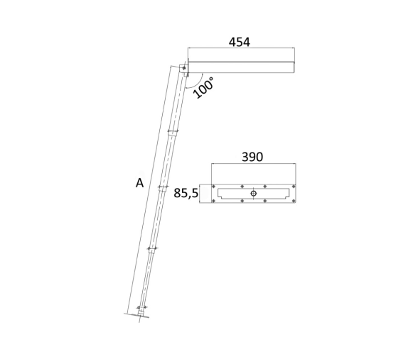 Osculati Escalera Plegable Acero Inoxidable 3 peldaños