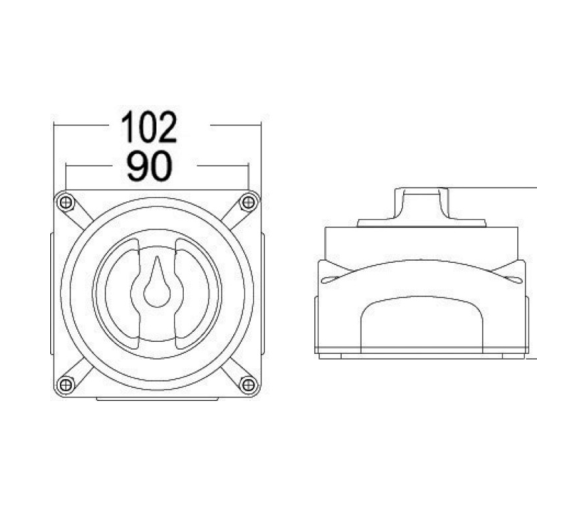 Osculati Interruptor de Bateria MKIII