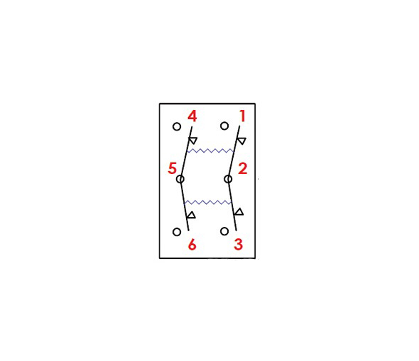 Osculati Interruptor (On)-Off-(On) IP67 Marina R