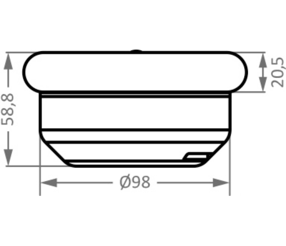 Osculati Luz LED navegacion 360º mastil popa