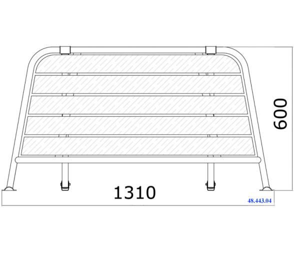 Plataforma de Popa Inox 316