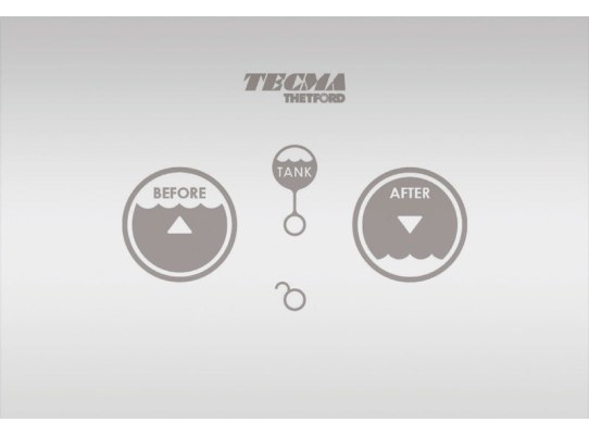 Panel de control táctil SFT para inodoros eléctricos TECMA Panel de control táctil SFT para inodoros eléctricos TECMA
