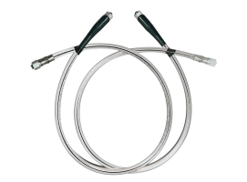 Couple High Pressure Hoses  Silver Steer