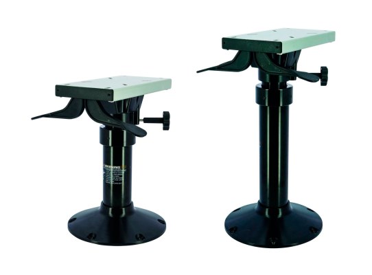 Pie de Asiento Ajustable a Gas y Deslizante Negro Pie de Asiento Ajustable a Gas y Deslizante Negro
