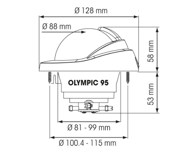 Plastimo Olympic 95 Compasses