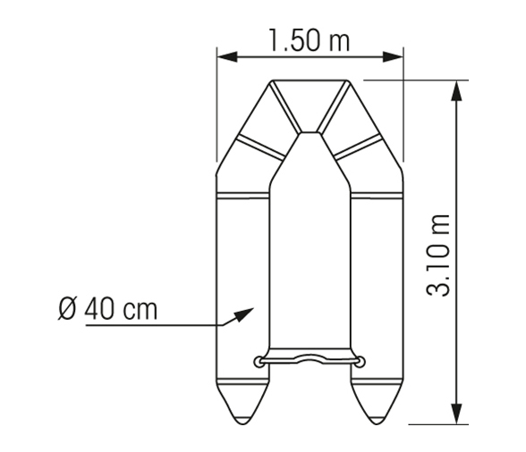 Plastimo Neumática Semirrigida MS310