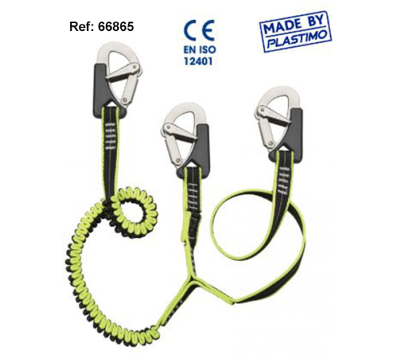 Plastimo Double ST. Steel Safety Hook Tethers