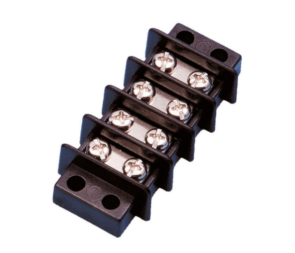 Chromed Brass 4 Connector Box with Divider