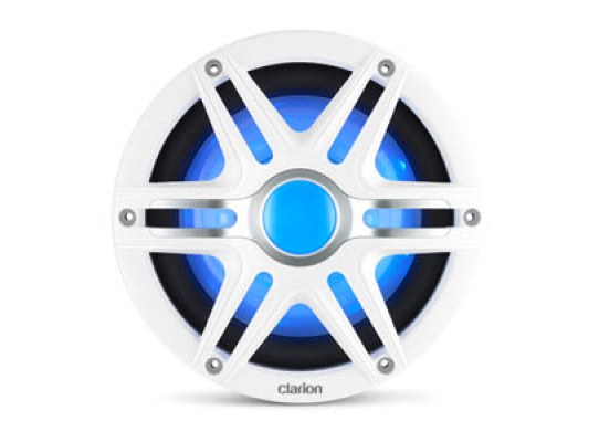 Rejilla de subwoofer premium náutico Clarion, 10" con LED de 4 ohmios Rejilla de subwoofer premium náutico Clarion, 10" con LED de 4 ohmios