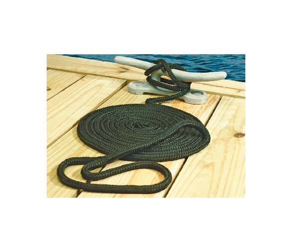 Seachoice Rope Mooring of Double Braided Nylon Black 9 mm