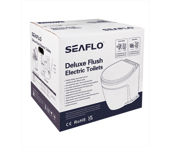 Seaflo Deluxe Flush Electric Toilet SFMTE1-06
