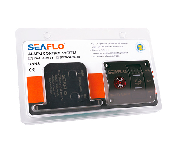 Seaflo Sistema de control de alarma Achique 24V