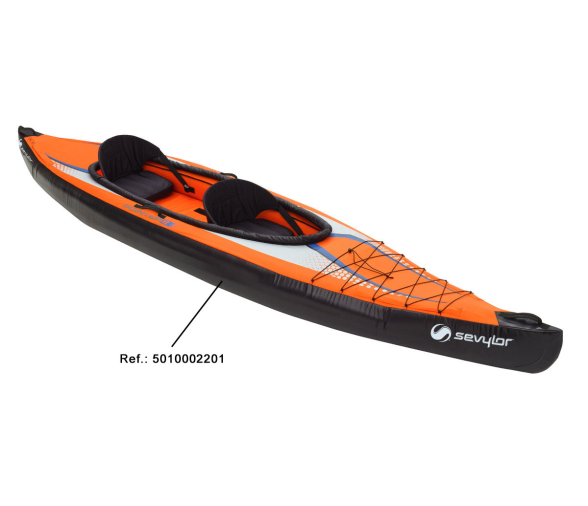Sevylor Camara Suelo Kayak Pointer K2 2015 con Mini Valvula Boston