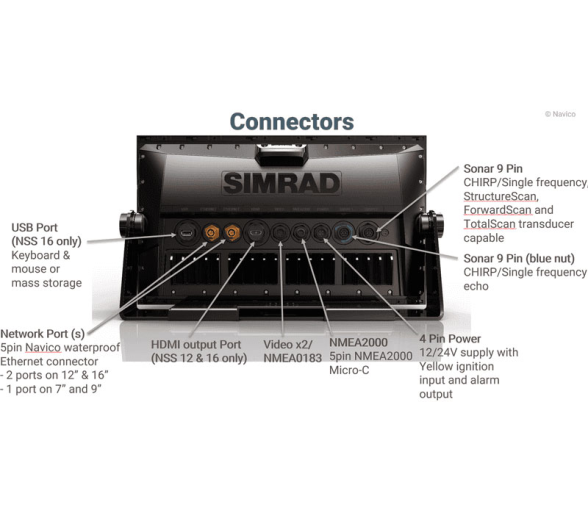 Simrad GPS Plotter Sonda NSS9 evo3 sin Transductor