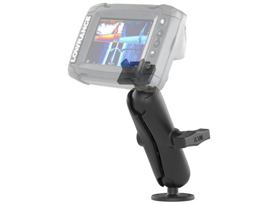 Soporte de doble bola para Lowrance Elite-5 y Elite-7 Ti + más Soporte de doble bola para Lowrance Elite-5 y Elite-7 Ti + más