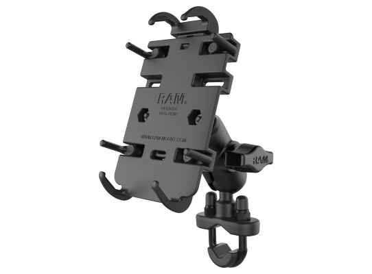 Soporte para teléfono RAM Quick-Grip con base de manillar tipo U - Corto Soporte para teléfono RAM Quick-Grip con base de manillar tipo U - Corto