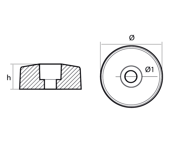 Tecnoseal Anodos Flex-o-fold Lateral Redondo