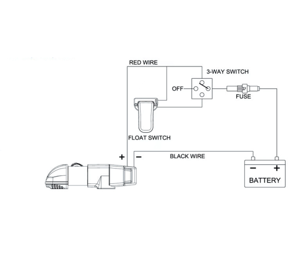 TMC Low Profile Bilge Pump - Non Automatic