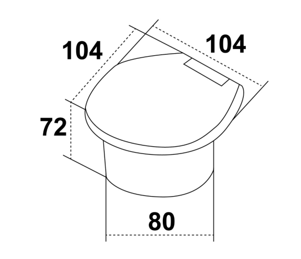 Trem Caja Plana para Ducha