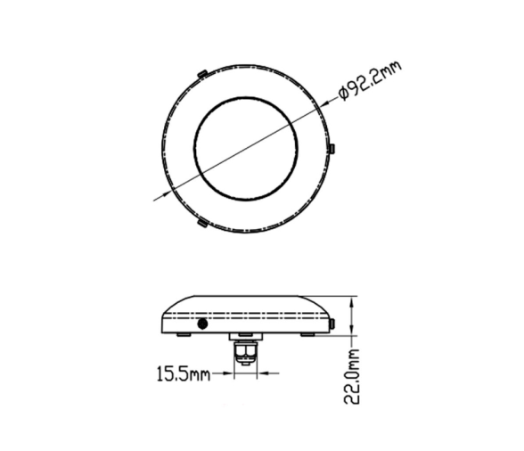 Trem Luz LED Sumergible