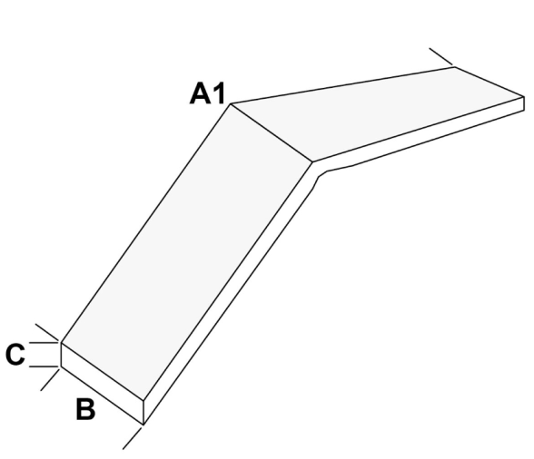 Trem Pasarela Plegable con Suelo Antideslizante de Aluminio