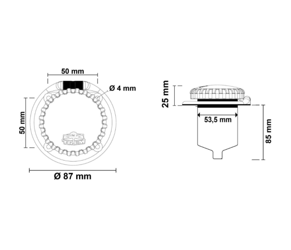 Trem Salida de 16A 250V