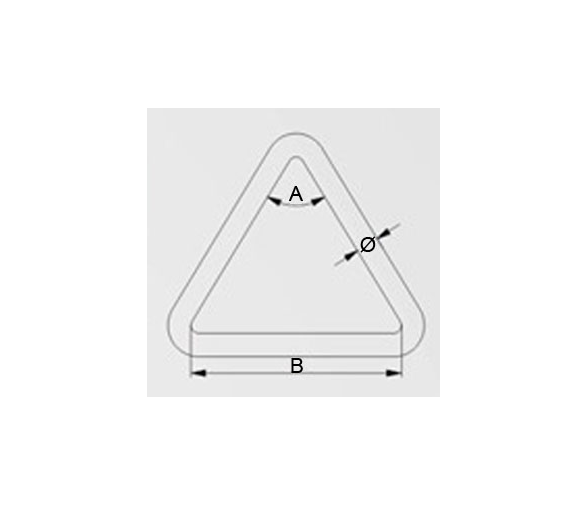 Triangulo Inox 316 Vinox