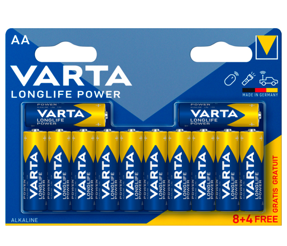 Varta-Pila alcalina LongLife Power 4903 AAA (8 + 4)