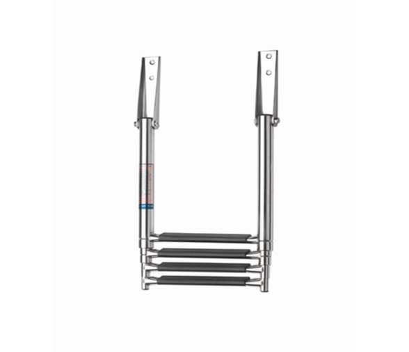 Vetus Wide Telescopic Stainless Steel Ladder with 3 or 4 steps