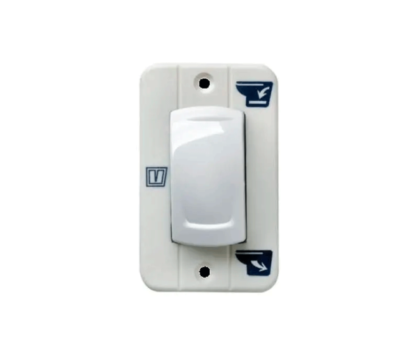 Vetus Rocker Switch For Toilet Type TMW, 12 / 24 Volt