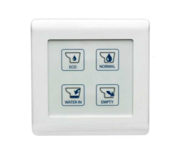 Vetus Electronic control panel for toilet type TMWQ/TMS