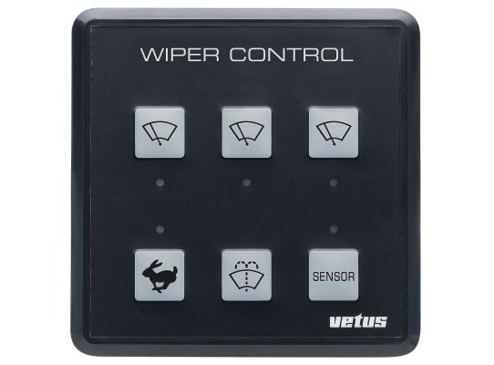 Vetus Panel de control del limpiaparabrisas para hasta 3 posiciones RWPANEL2 Vetus Panel de control del limpiaparabrisas para hasta 3 posiciones RWPANEL2