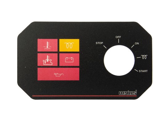 Vetus Placa frontal de panel de control MP10 FFMP10 Vetus Placa frontal de panel de control MP10 FFMP10