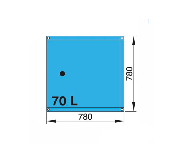 Vetus Tanque para Agua Potable Flexible de 55 a 220 L