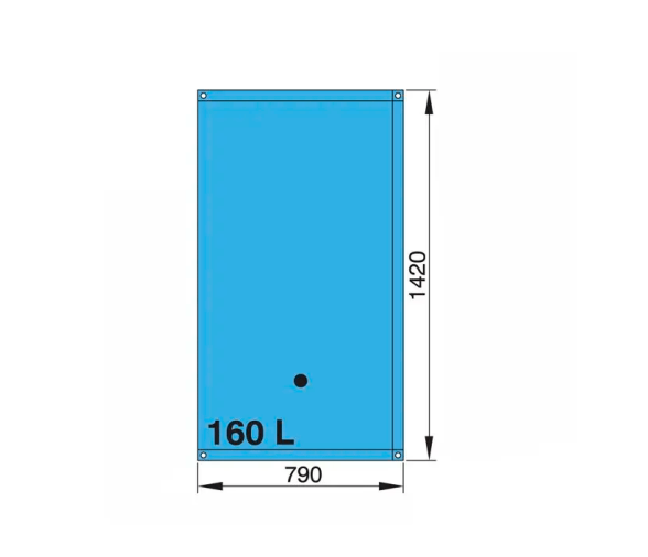 Vetus Tanque para Agua Potable Flexible de 55 a 220 L