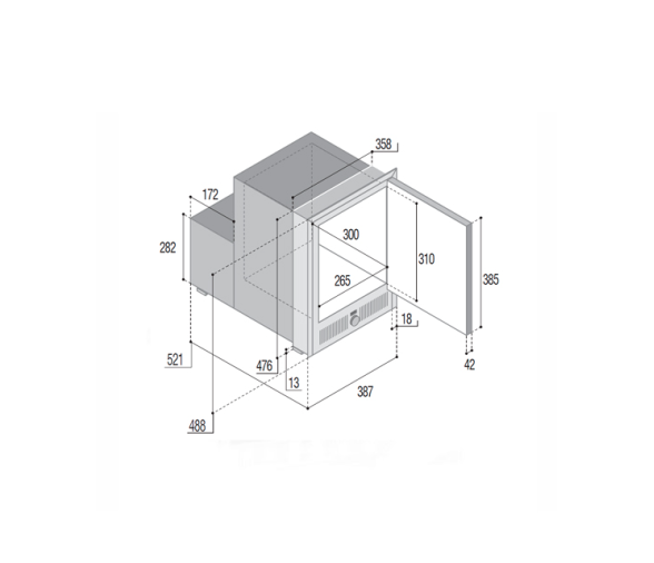 Vitrifrigo Maquina de Hielo IM XT (12Vdc)