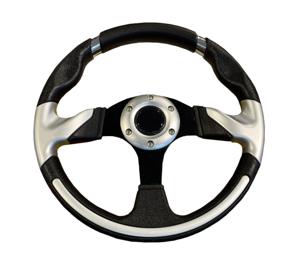 Aluminum Steering Wheel, w/PU Sleeves
