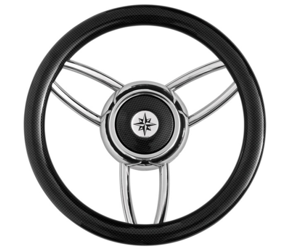 Carbon Look 350 mm Bliz Steering Wheel