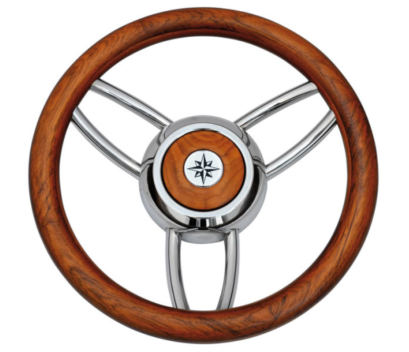 Teak 350 mm Bliz Steering Wheel