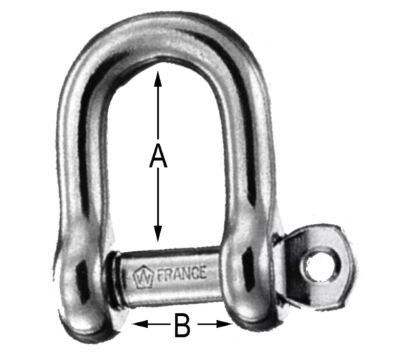 Wichard Short Shackles with Free Pin