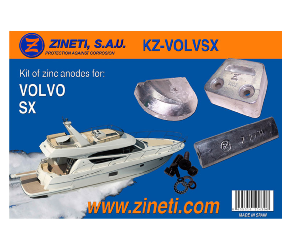 Zineti Kit Anodos Serie Volvo SX
